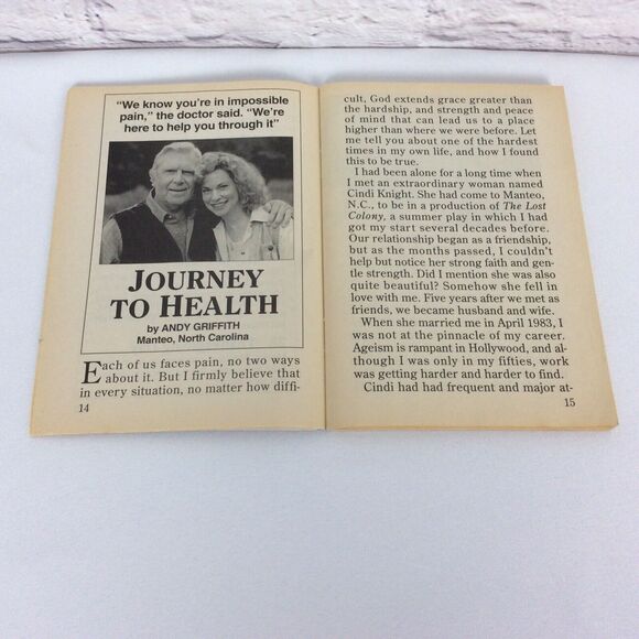 Guideposts Magazine November 1996-Andy Griffith-Large Print-Christian-Mayberry - Picture 4 of 4